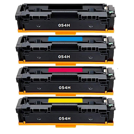 CANON 054H 4 PACK COMBO B/C/M/Y COMPATIBLE  (made in china) Toner Cartridge High Yield 3028C00